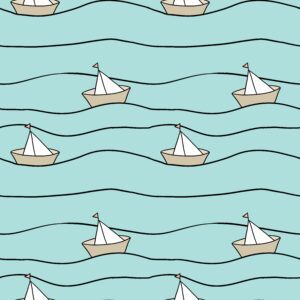 paper boats in robin's egg