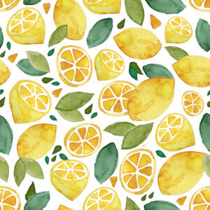 Lemons on White