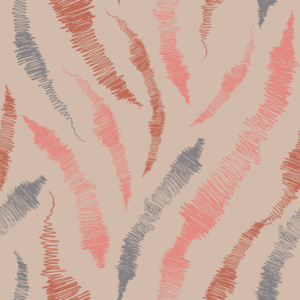 Zebra Scribbles in Muted