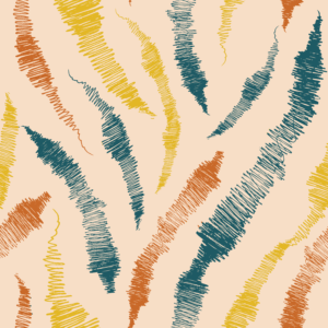 Zebra Scribbles in Retro